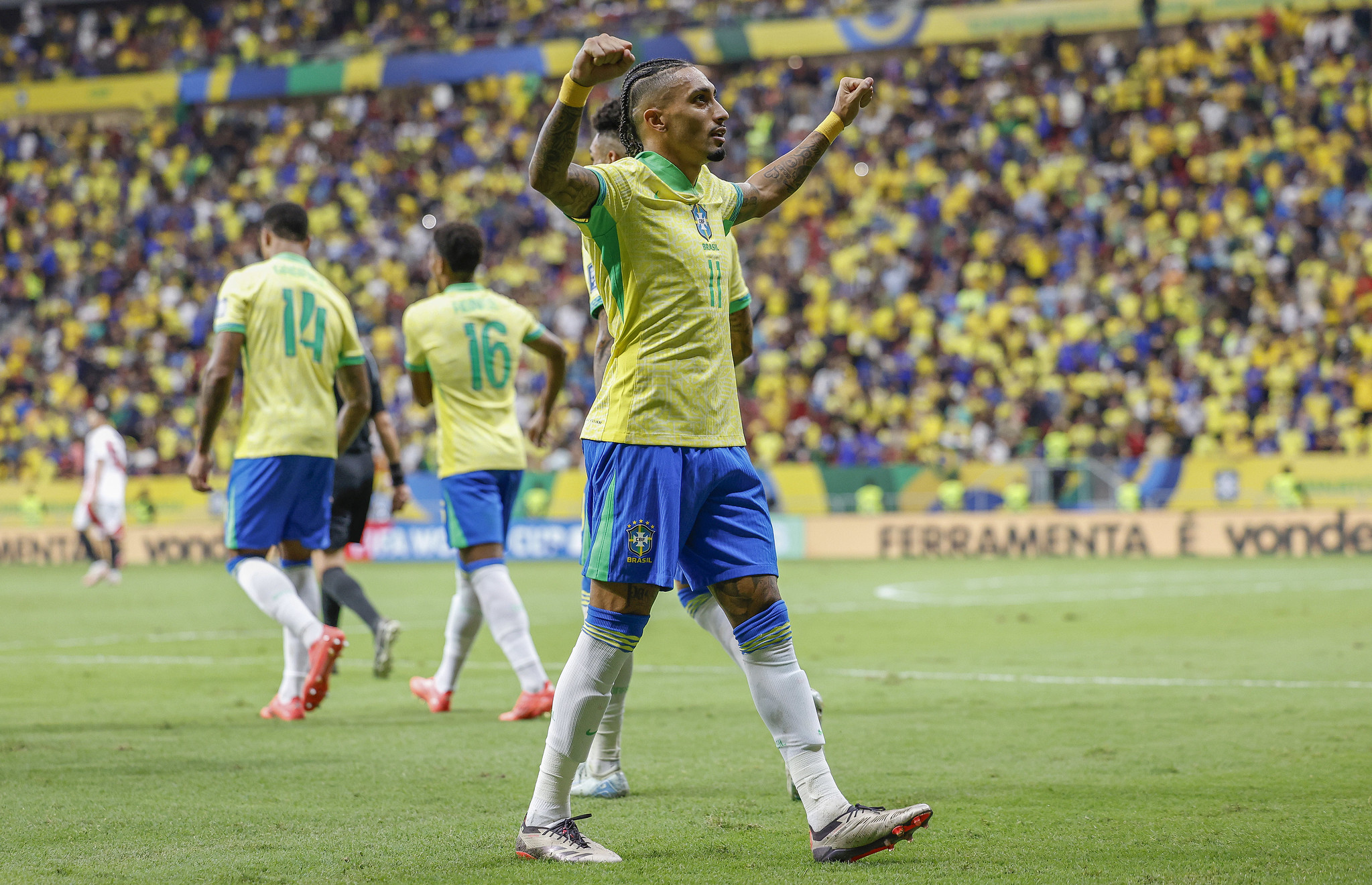 Brasil vence o Peru por 4x0 em Brasília — Foto: Rafael Ribeiro/CBF