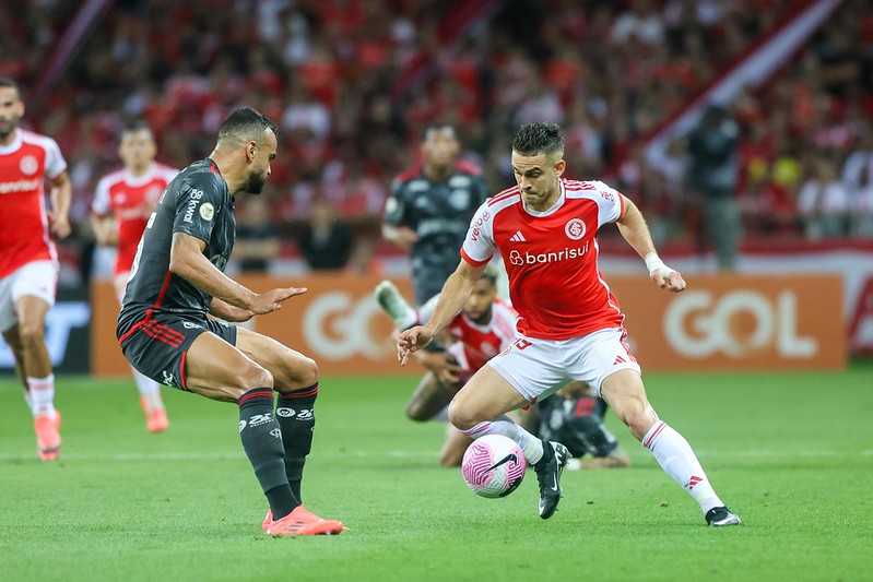 Inter e Flamengo ficaram no 1 a 1 no Beira-Rio nesta quarta-feira