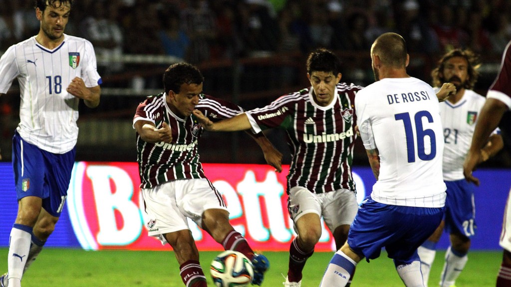 Fluminense e Seleção Italiana se enfrentaram em um amistoso antes da Copa do Mundo de 2014