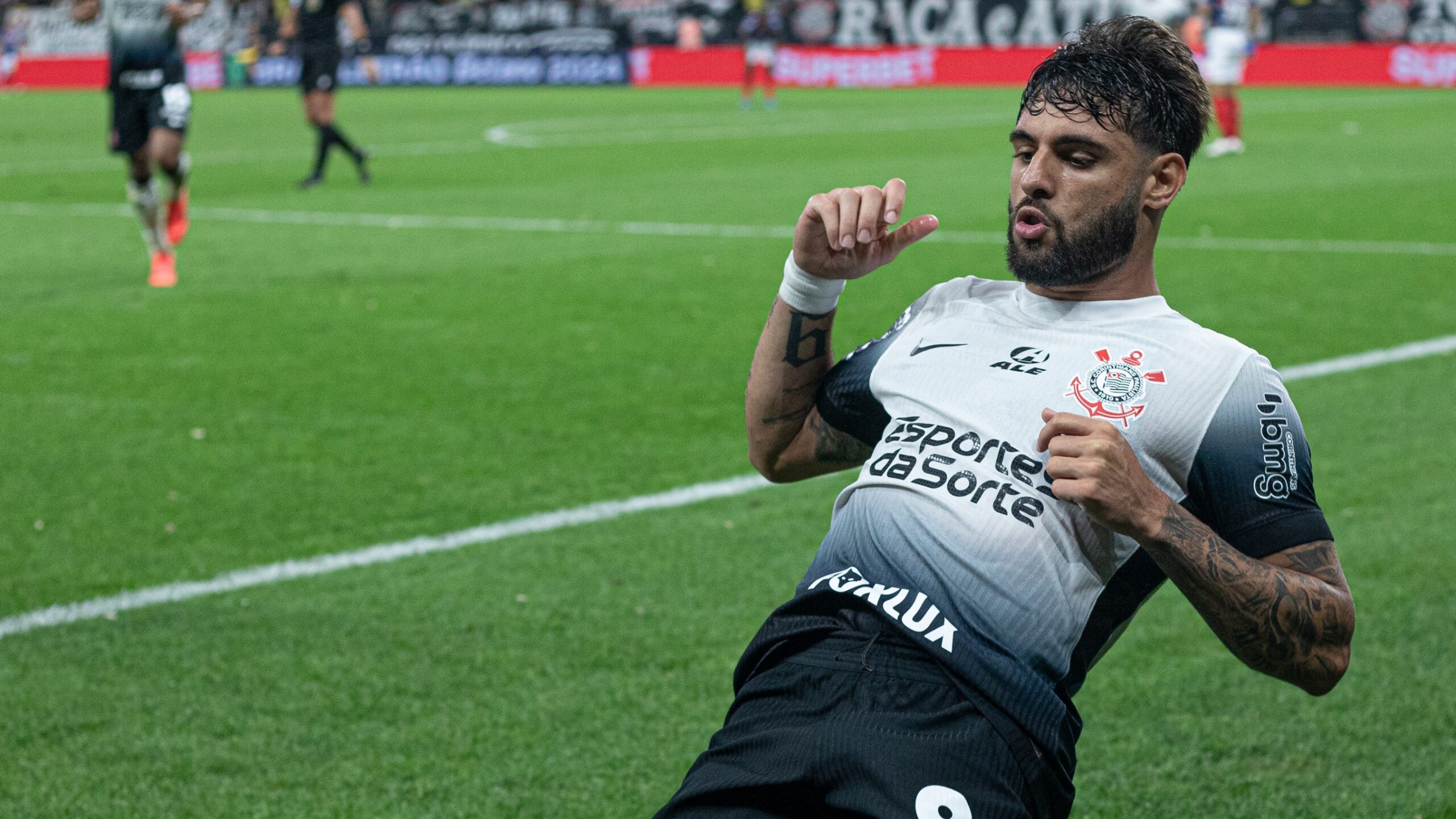 Yuri Alberto marcou um dos gols da vitória do Corinthians sobre o Bahia