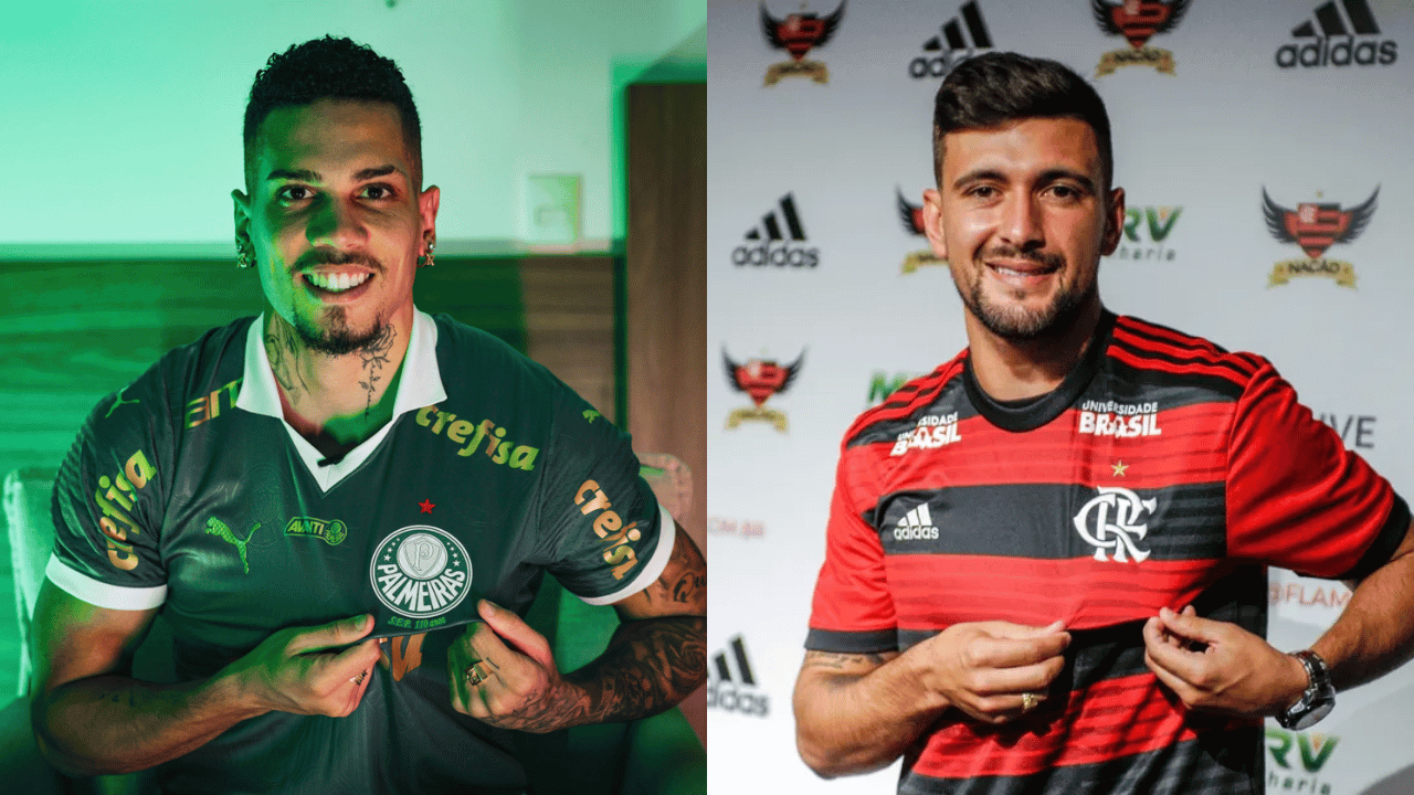 Transferência de Paulinho, do Atlético ao Palmeiras, supera ida de Arrascaeta do Cruzeiro para o Flamengo