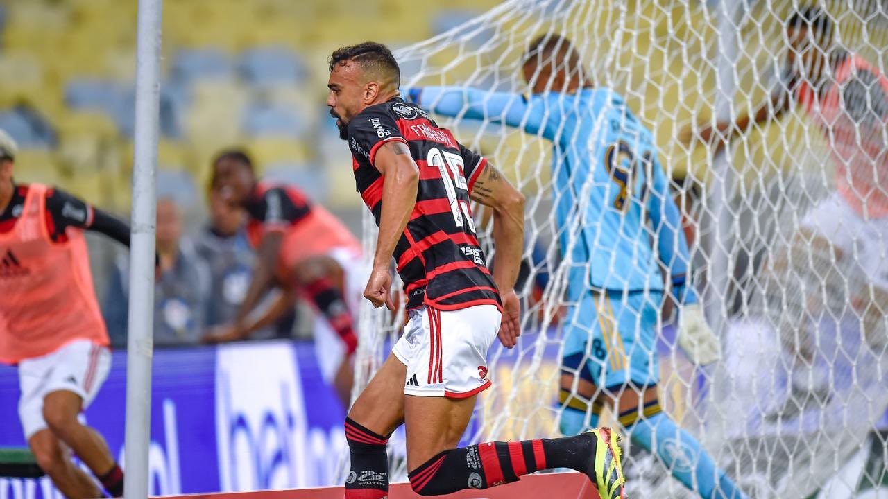 Fabrício Bruno marcou pelo Flamengo contra o próprio Cruzeiro em 2024