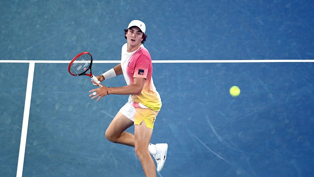 João Fonseca representa o Brasil no Australia Open