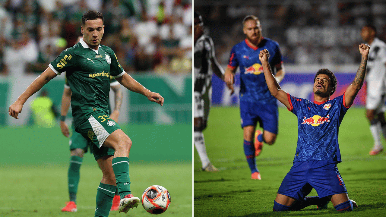 Camisa 5 por camisa 8: Palmeiras e Bragantino trocam meias