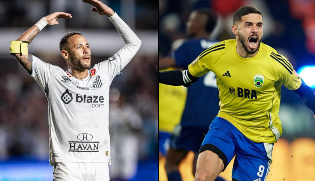 Neymar tenta a contratação de Kelvin, estrela da Kings League, para o Santos