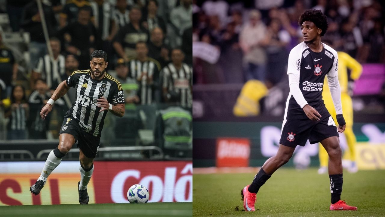Atlético-MG e Corinthians se enfrentam neste sábado pela 10ª rodada do Brasileirão (Fotos: Pedro Souza/Atlético | Rodrigo Coca/Corinthians)