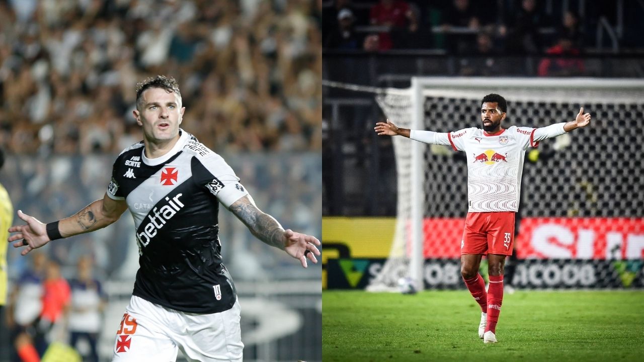 Vasco e Bragantino entram em campo pela 11ª rodada do Brasileirão (Fotos: Matheus Lima/Vasco | Ari Ferreira/Red Bull Bragantino)