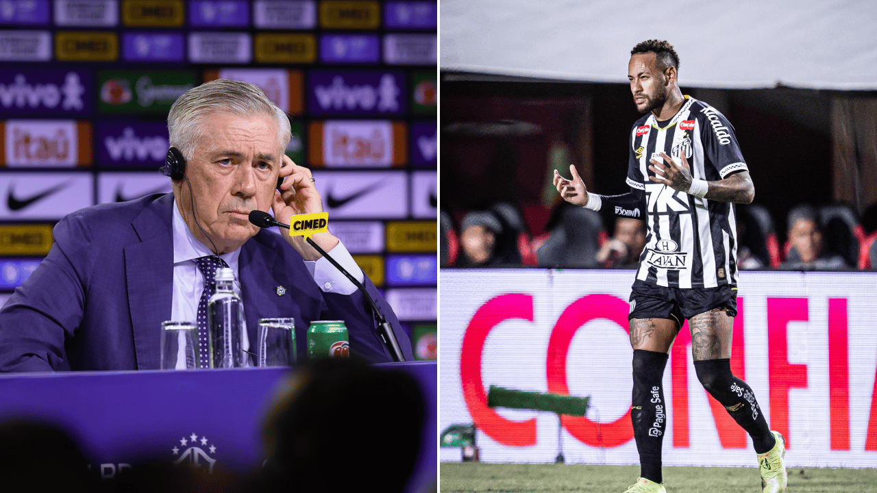 Ancelotti explica ausência de Neymar em lista da Seleção Brasileira