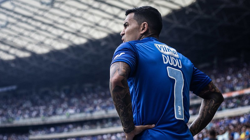 Dudu somou apenas dois gols em 17 jogos que disputou pelo Cruzeiro.