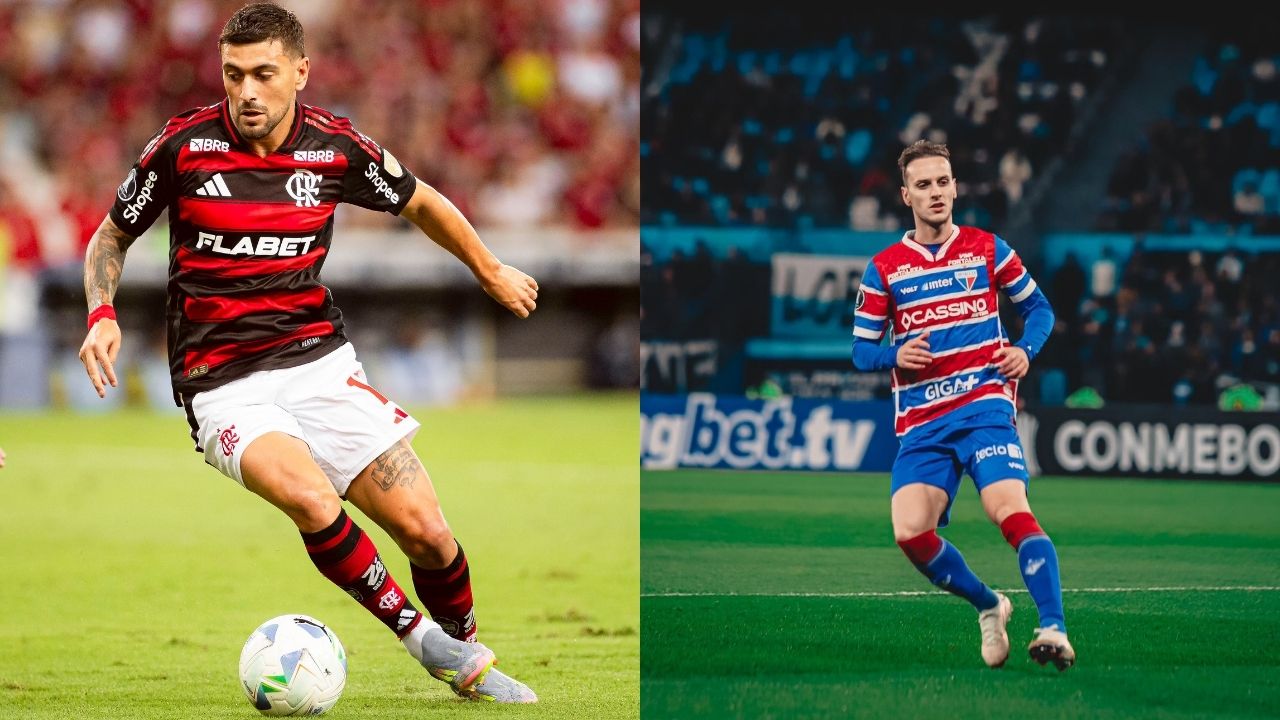 Flamengo e Fortaleza se enfrentam na 11ª rodada do Brasileirão (Fotos: Adriano Fontes/Flamengo | Matheus Amorim/FEC)