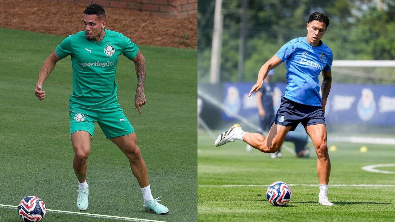 Palmeiras e Porto duelam na estreia da Copa do Mundo de Clubes (Fotos: Cesar Greco/Palmeiras | Divulgação/Porto)