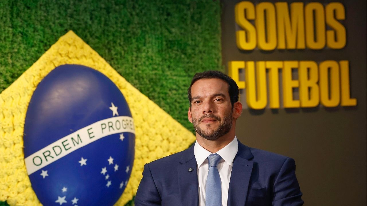 Samir Xaud está nos Estados Unidos acompanhando as equipes brasileiras na Copa do Mundo de Clubes da Fifa (Foto: Rafael Ribeiro/CBF)